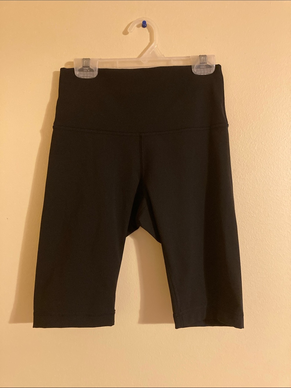 lululemon athletica Black Bike Shorts with High Waistband